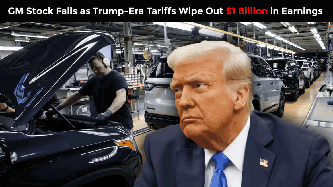 GM Stock Falls as Trump-Era Tariffs Wipe Out $1 Billion in Earnings